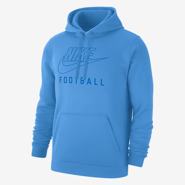 Mens Blue Hoodies Pullovers. Nike